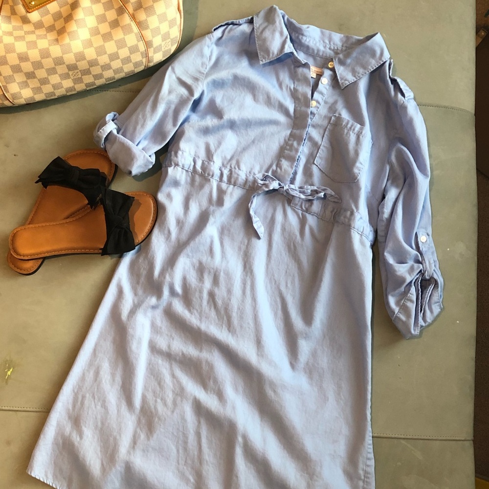 Gap T-shirt dress XS light blue